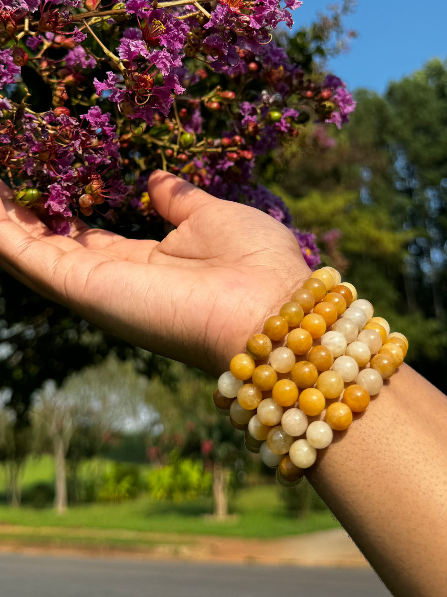 Yellow Jade Bracelet